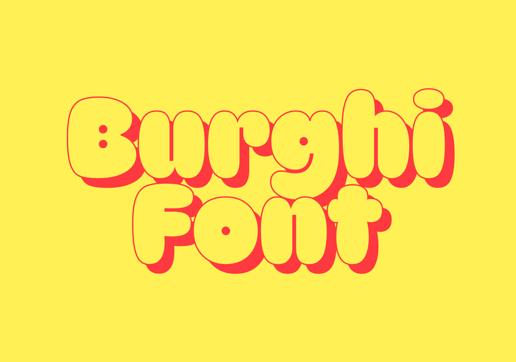 Burghi font